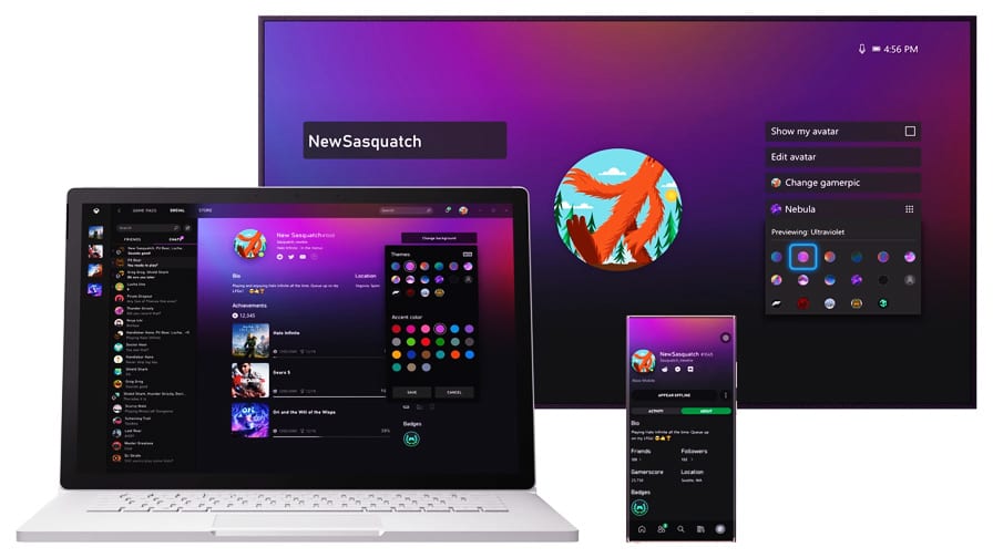 Xbox Series X dashboard