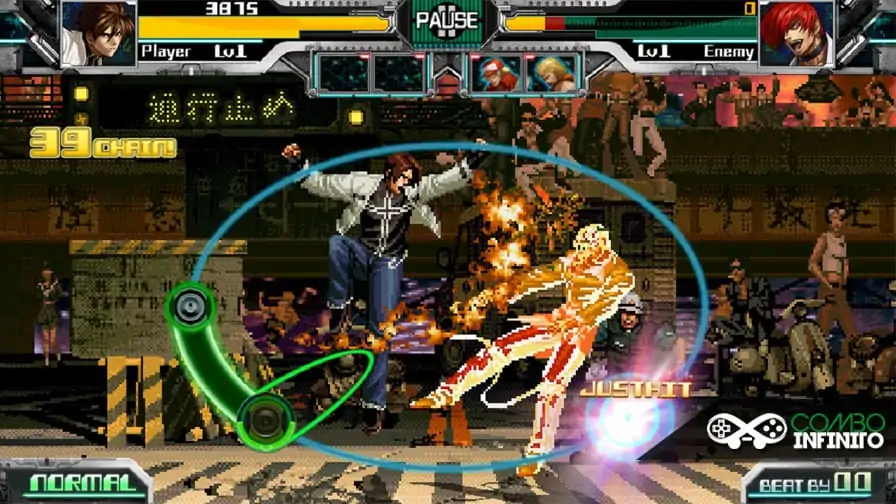 Rhythm Of Fighters é versão musical de The King of Fighters para iOS e Android