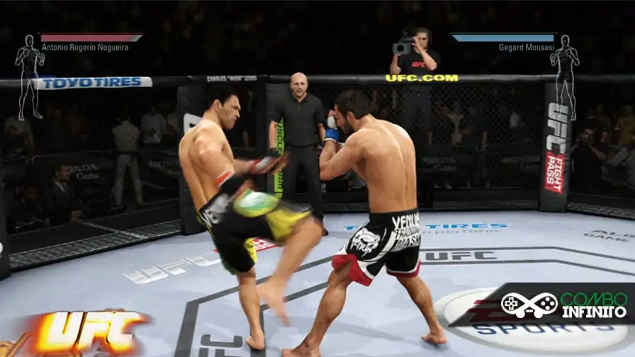 Bug bizarro no novo UFC da EA Games joga personagem pelos ares. Assista!