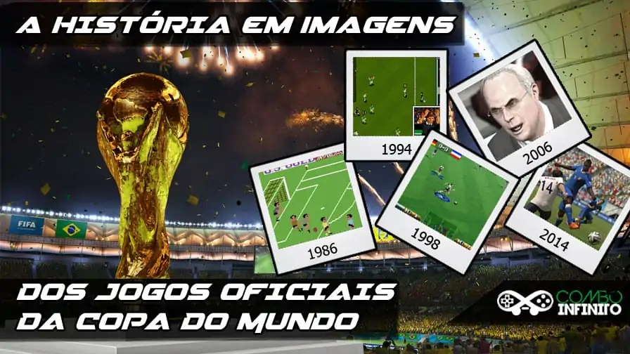 A história em imagens dos jogos oficiais da Copa do Mundo