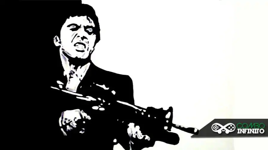 O Clássico do cinema Scarface recriado como um game de 8 bits