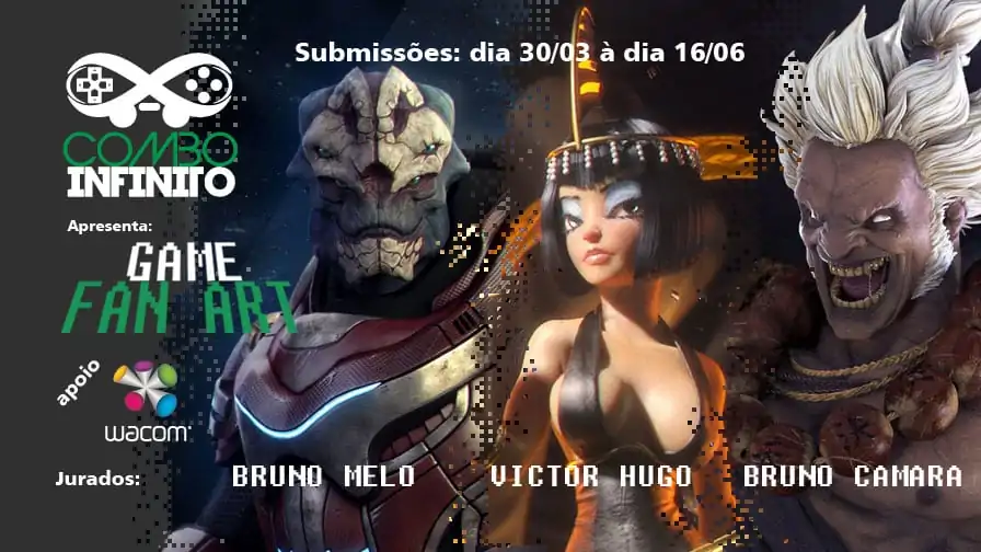 Game Fan Art – Combo Infinito #Redesign de personagem em 3D