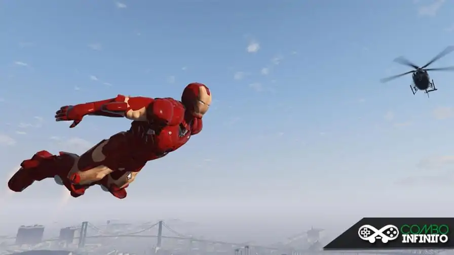Mod de GTA V traz um Homem de Ferro terrorista e destruidor