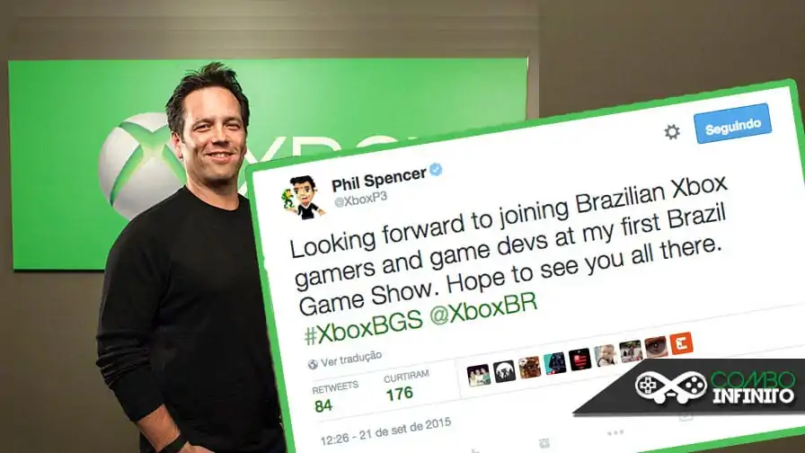 Phil Spencer, Chefe da divisão XBox, estará na Brasil Game Show!