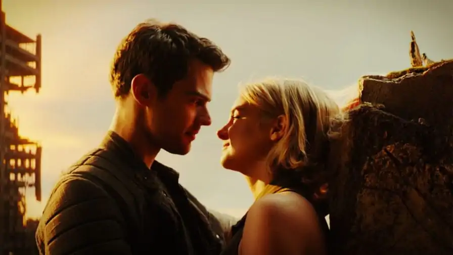 Tris e Four imaginam a vida fora dos muros no próximo filme da série Divergente