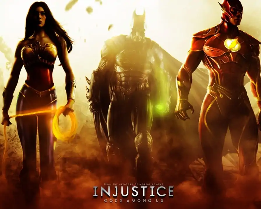 Vaza na internet foto com poster do suposto Injustice 2
