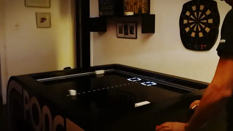 Mesa de PONG recriada na vida real – o resultado é incrível