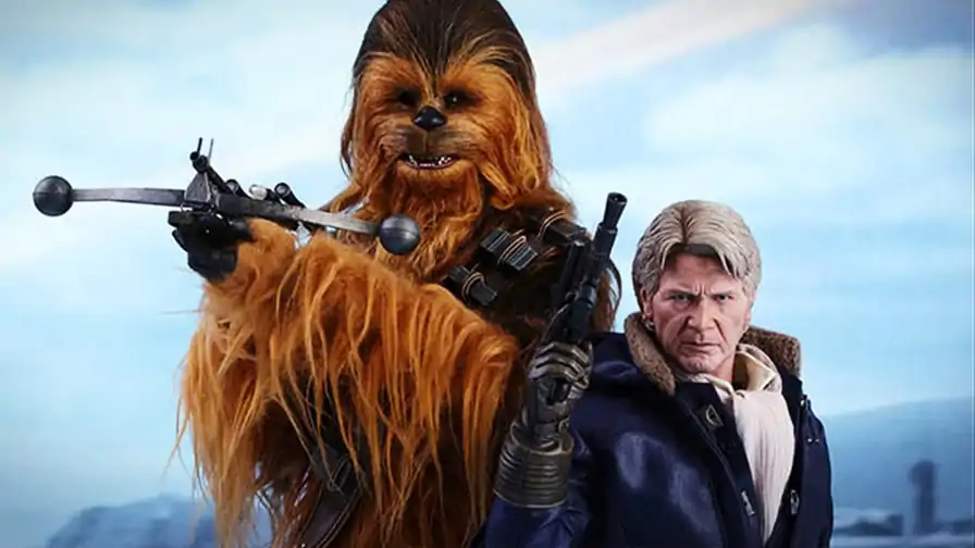 Incrível ACTION FIGURE em dose dupla! Han Solo e Chewbacca!