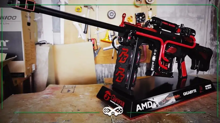 Conheça o insano Gabinete gamer em forma de um rifle de Point Blank