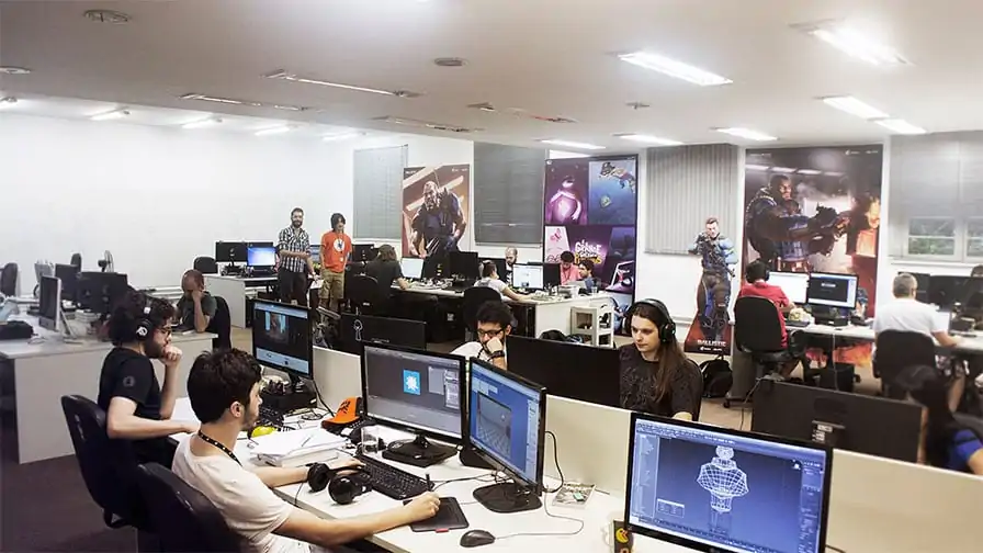 Mapa interativo lista estúdios de jogos no Brasil