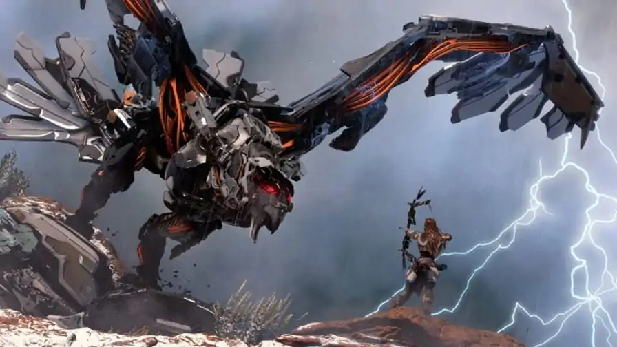 Novos vídeos de Horizon apresentam monstros GIGANTES