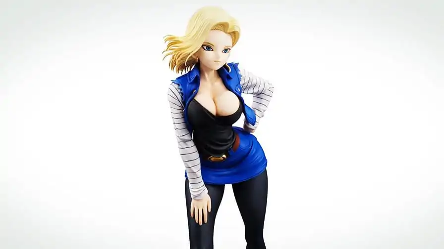 Nova estatueta da Android 18 deixa qualquer Kuririn maluco com tantos detalhes