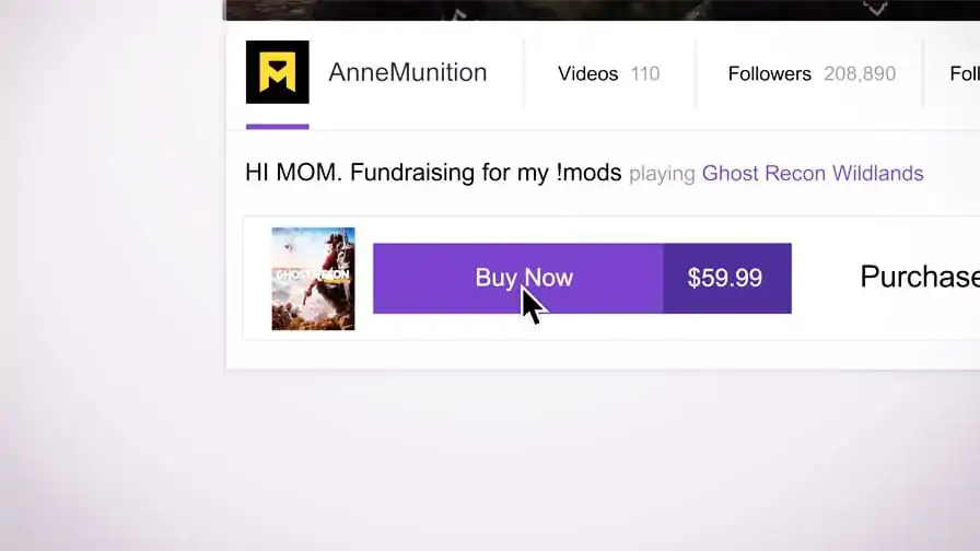 Twitch começará a vender jogos e conteúdos dentro das transmissões