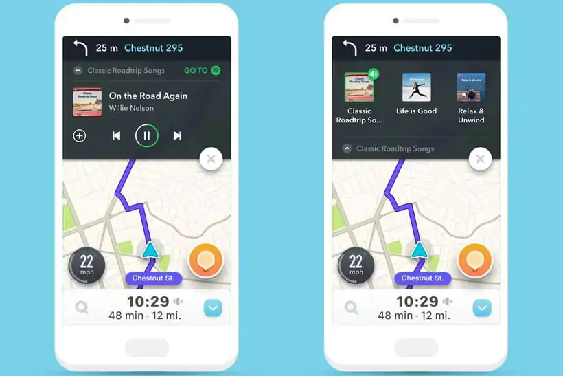 Waze e Spotify atualizam e adicionam integração entre os aplicativos