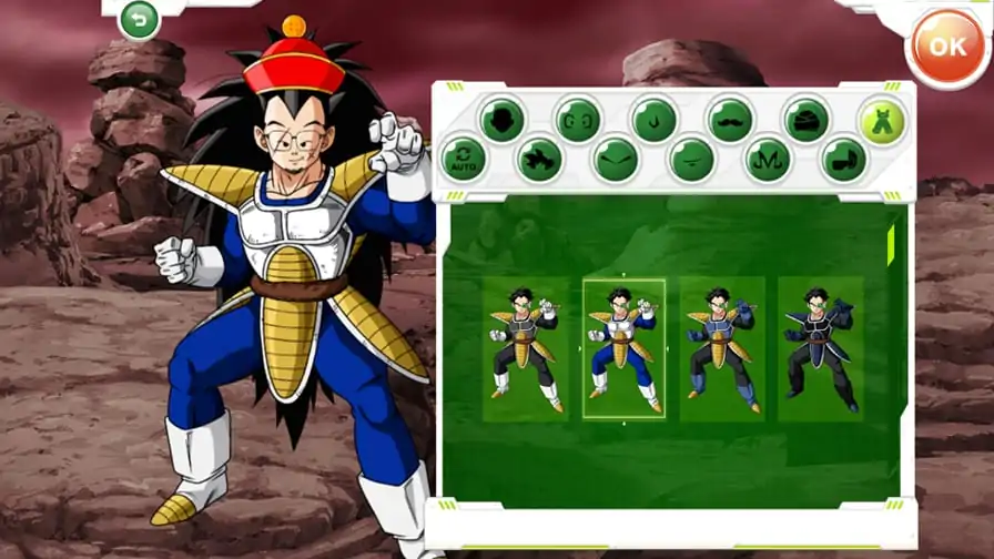 Divirta-se criando o seu personagem Dragon Ball. Veja como ficou o nosso