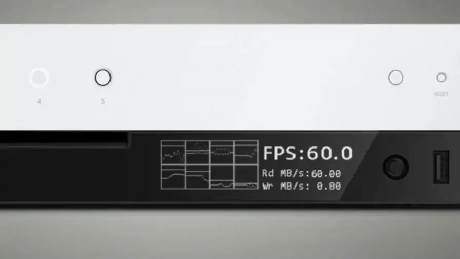 Dev. Kit do Xbox Scorpio possui um contador de frame-rate em tempo real na parte frontal