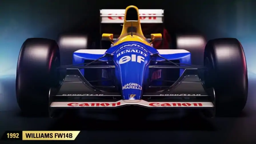 F1 2017 terá dois carros clássicos da Williams
