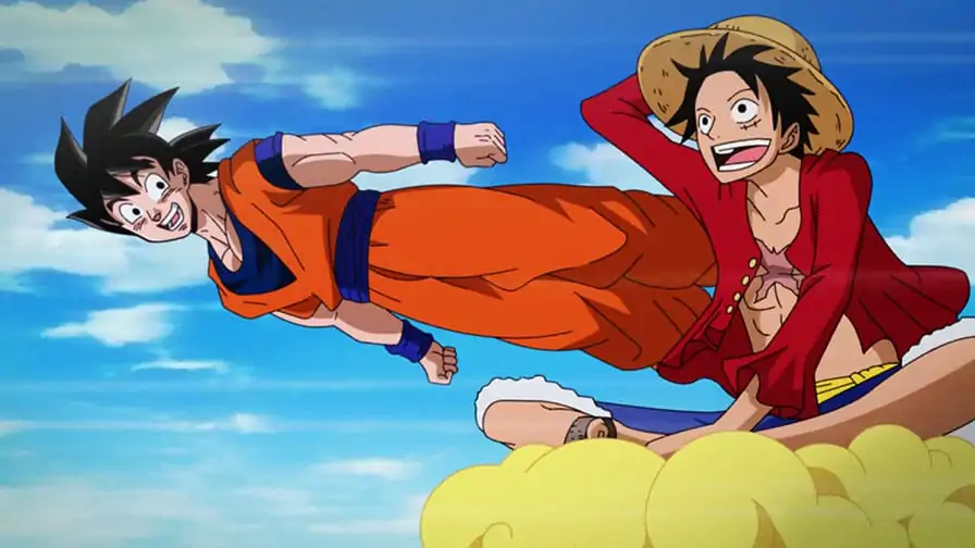 ÉPICO! Crossover entre Dragon Ball e One Piece colocará Goku e Luffy frente a frente!