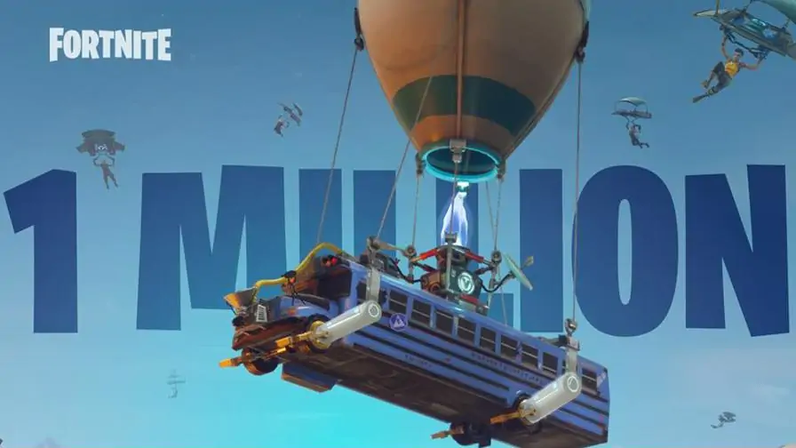 Abalou PUBG: Fortnite Battle Royale atinge 1 milhão de jogadores