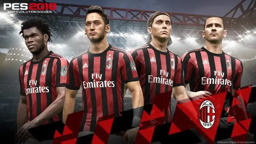 KONAMI e AC Milan anunciam parceria global para PES 2018