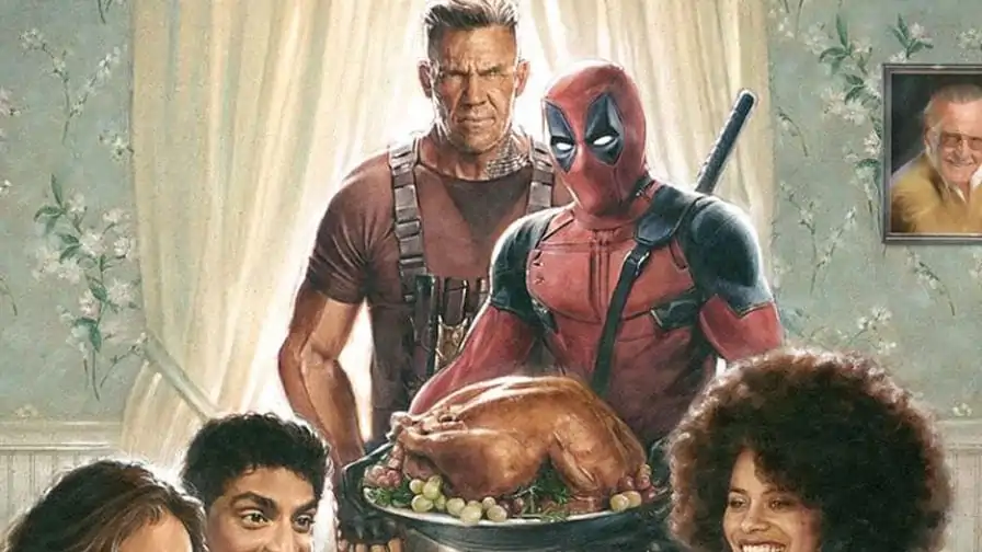Deadpool 2: Poster traz a comédia característica com o dia de ação de graças