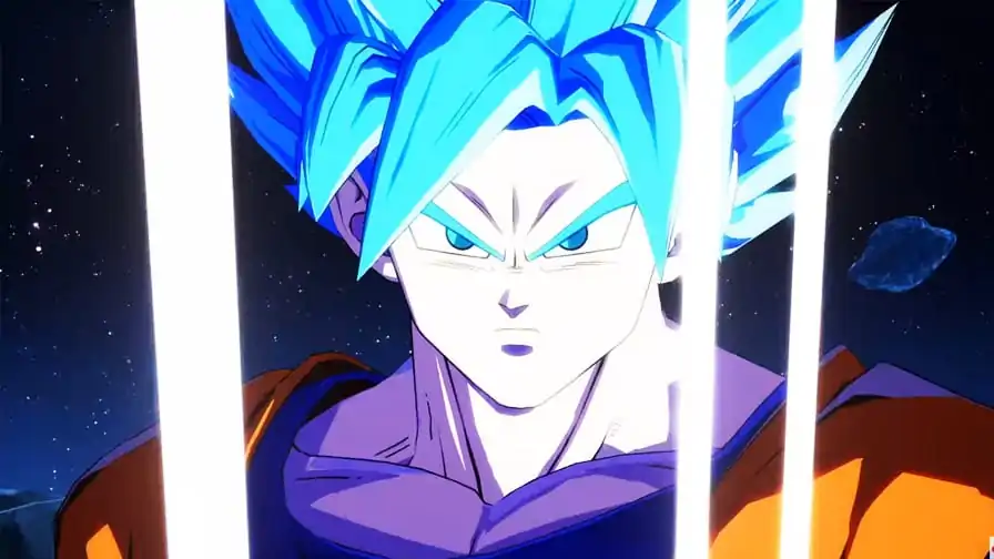 Dragon Ball FighterZ: Goku Super Sayiajin Blue arregaça com seu poder monstruoso