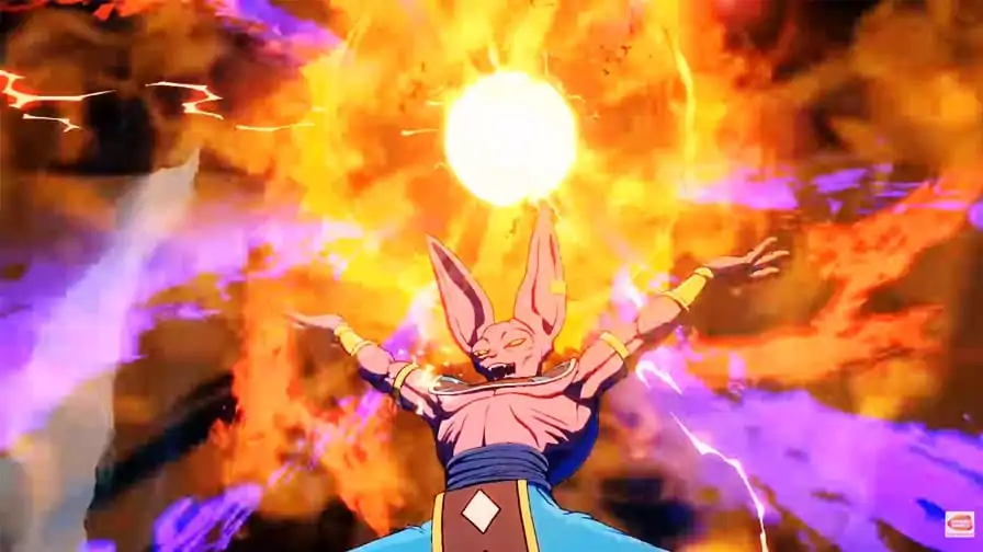 Dragon Ball FighterZ – Beerus, o deus da Destruição, destruindo em novo trailer