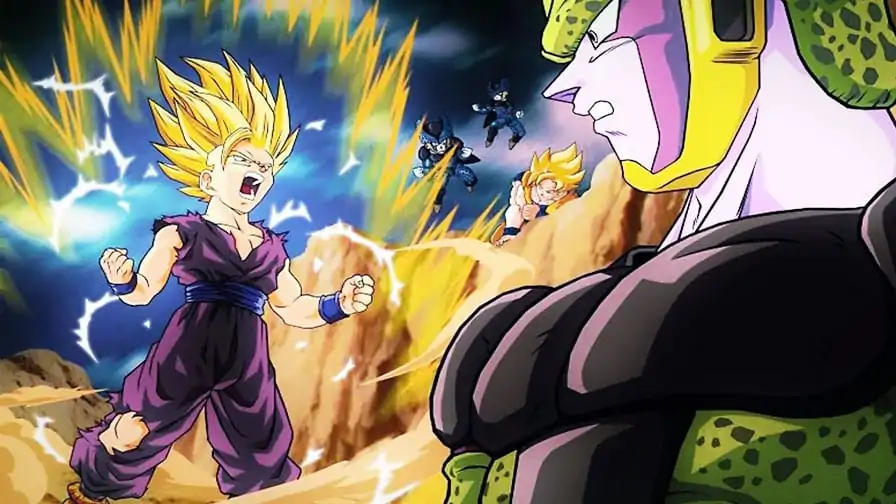 Site oficial de Dragon Ball divulga rara imagem de Gohan, Trunks, Goku e outros!