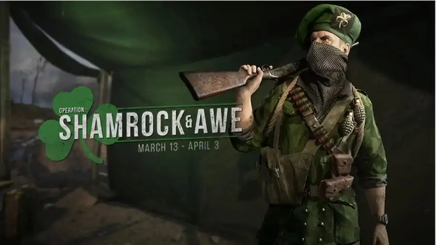 Call of Duty WWII recebe novo evento para comemorar o Dia de São Patrício