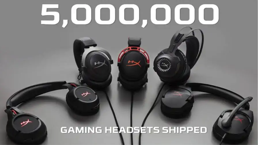 HyperX passa de 5 milhões de headsets vendidos em todo o mundo