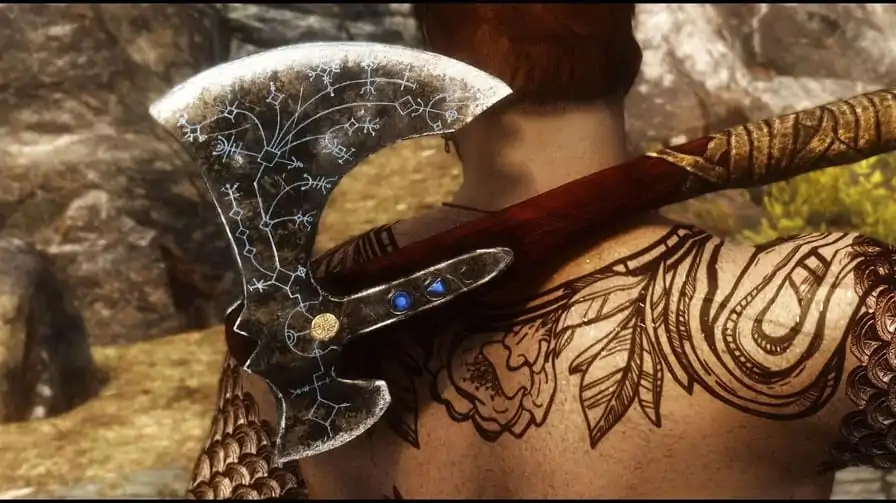 God of War: Um novo mod chegou! Machado Leviathan é recriado em Skyrim – Veja vídeo