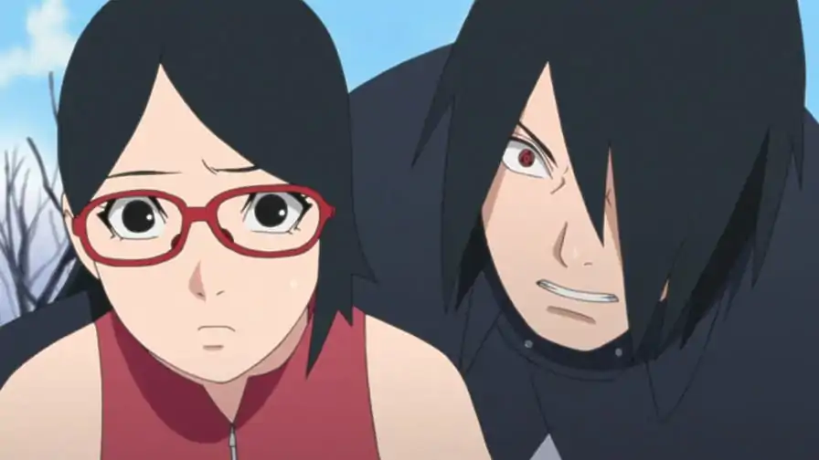 Boruto mostra um grande momento entre Sasuke e Sarada, que até ganhou uma paródia