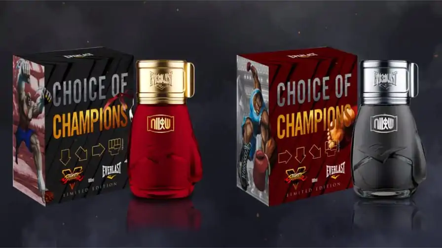 Everlast perfumes lança fragrâncias exclusivas em parceria com a franquia Street Fighter