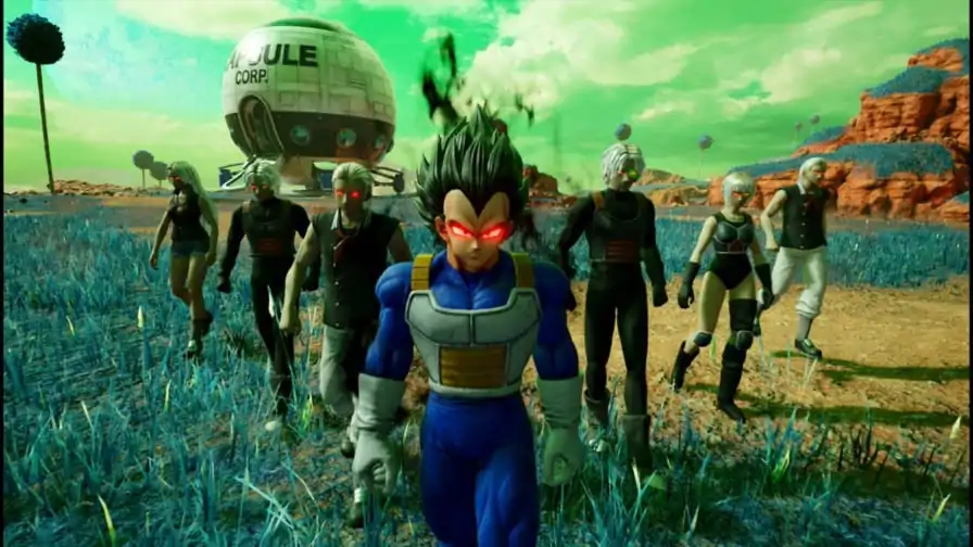 Novas imagens da história de Jump Force mostram Vegeta sendo controlado