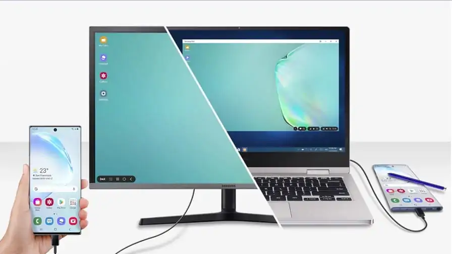 Samsung DeX cria um híbrido entre desktop e smartphone
