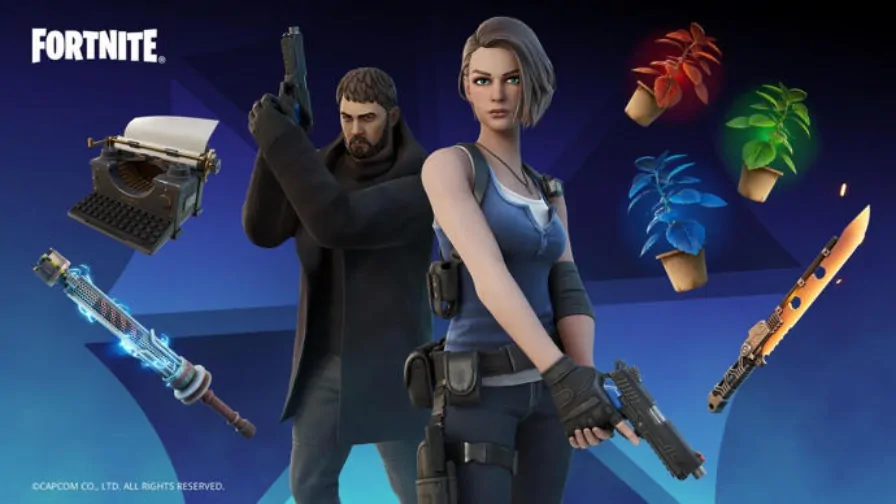 Fortnite: Chris Redfield e Jill Valentine chegam ao battle-royale