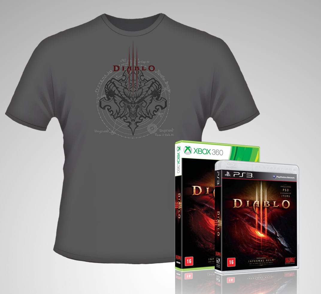 Brinde para quem compra Diablo 3 em pré venda no Brasil.
