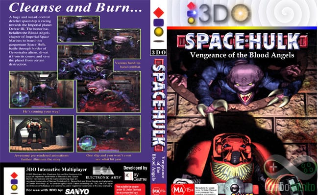 Capa do game Space Hulk de 1995 para 3DO