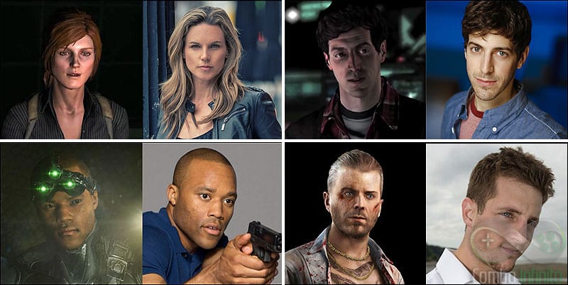 Atores e personagens da versão americana. Incrível como o Briggs (inferior à esquerda) está IGUAL!