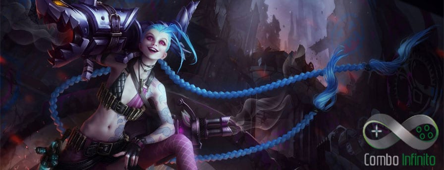 Veja o último personagem de League Of Legends - Jinx - Combo Infinito