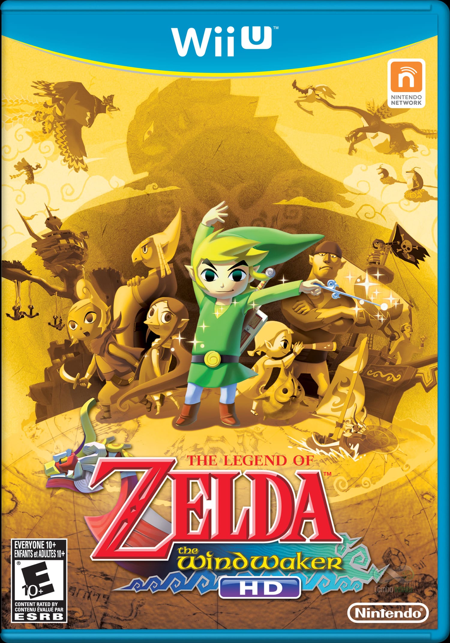 Capa do jogo no Wii U. Tá bonita hein!