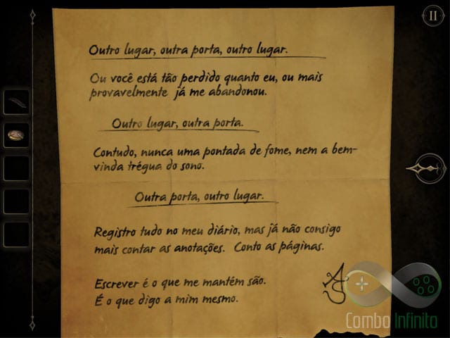 Carta enigmática de AS que não faz sentido nenhum para mim!