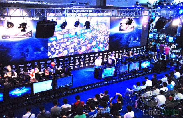 A estrutura que a Intel monta para os campeonatos é impecável!
