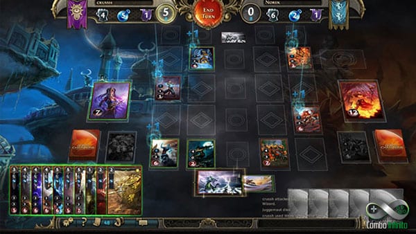O campo de batalha das cartas!