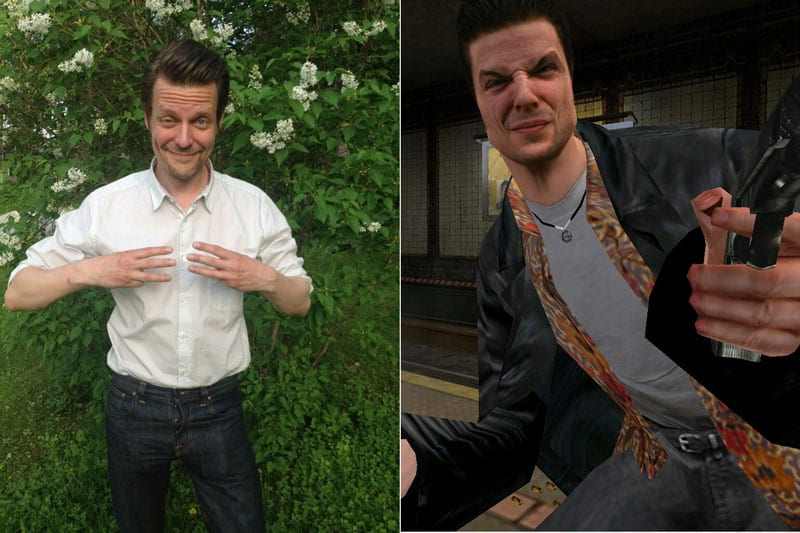 Sam Lake, o cara que fala no vídeo e Max Payne. Biítos!
