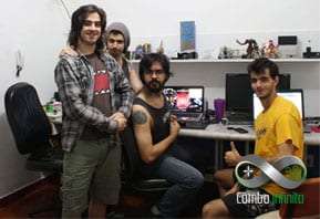 Time Taw Studio - Mateus, Gregório, Marcelo e Lucas.