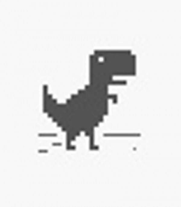 Tem um joguinho de dinossauro escondido no Google Chrome. E agora