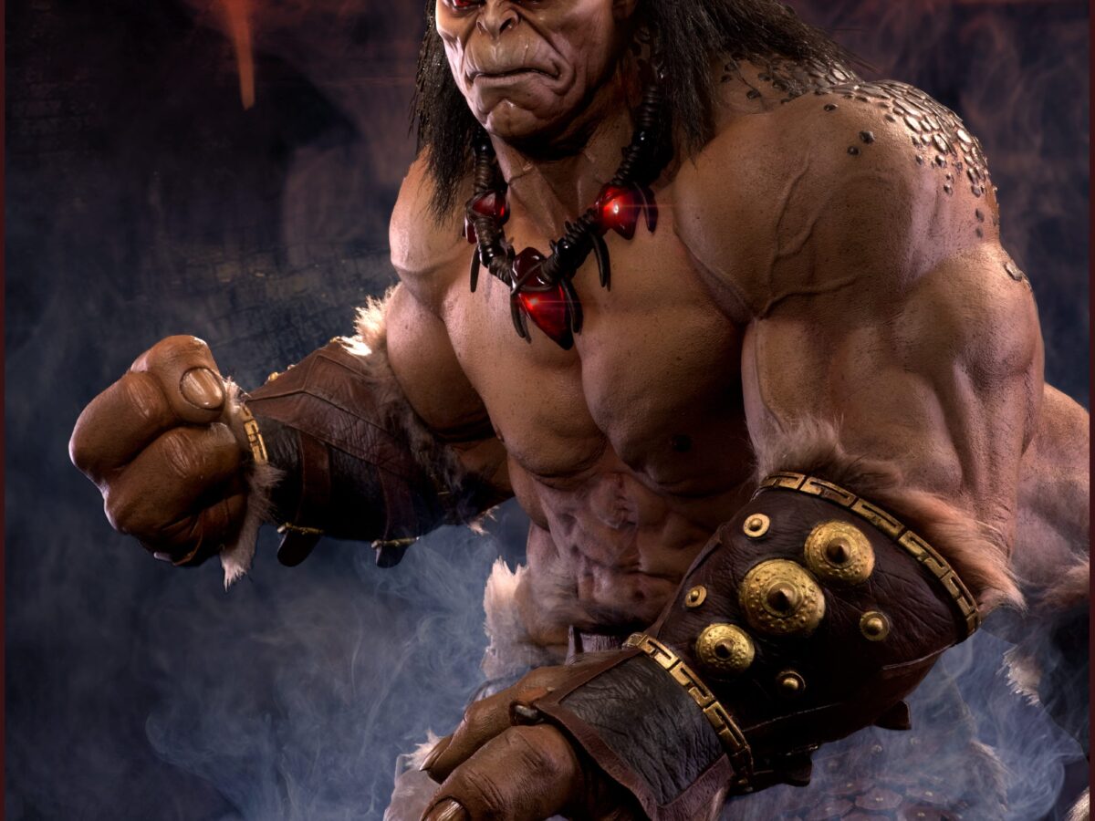 Estatueta de Goro versão MKX está 