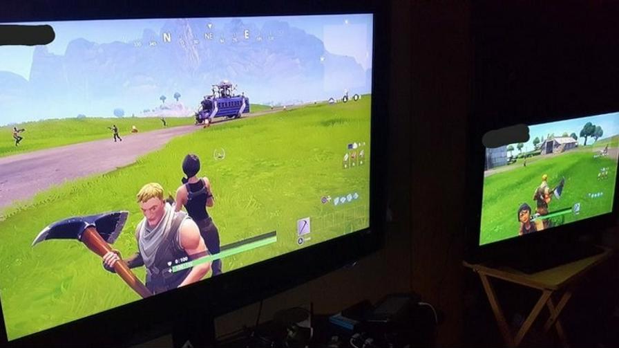 Jogando Fortnite