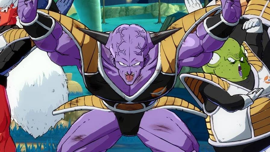 Ginyu e suas poses em Dragon Ball FighterZ